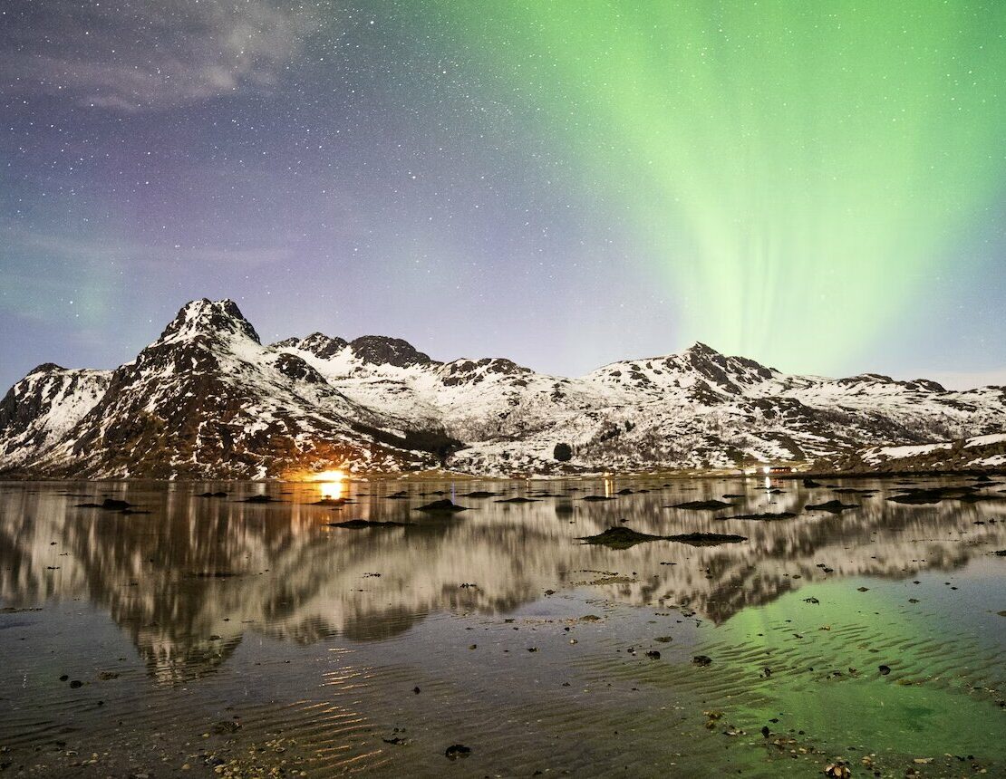 Die besten Hotels, um die Polarlichter zu sehen.