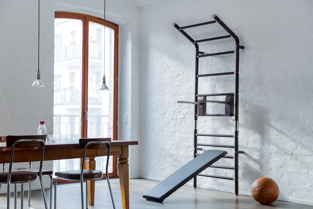 fancy gym equipment - Classic Wall Bars by maxwall