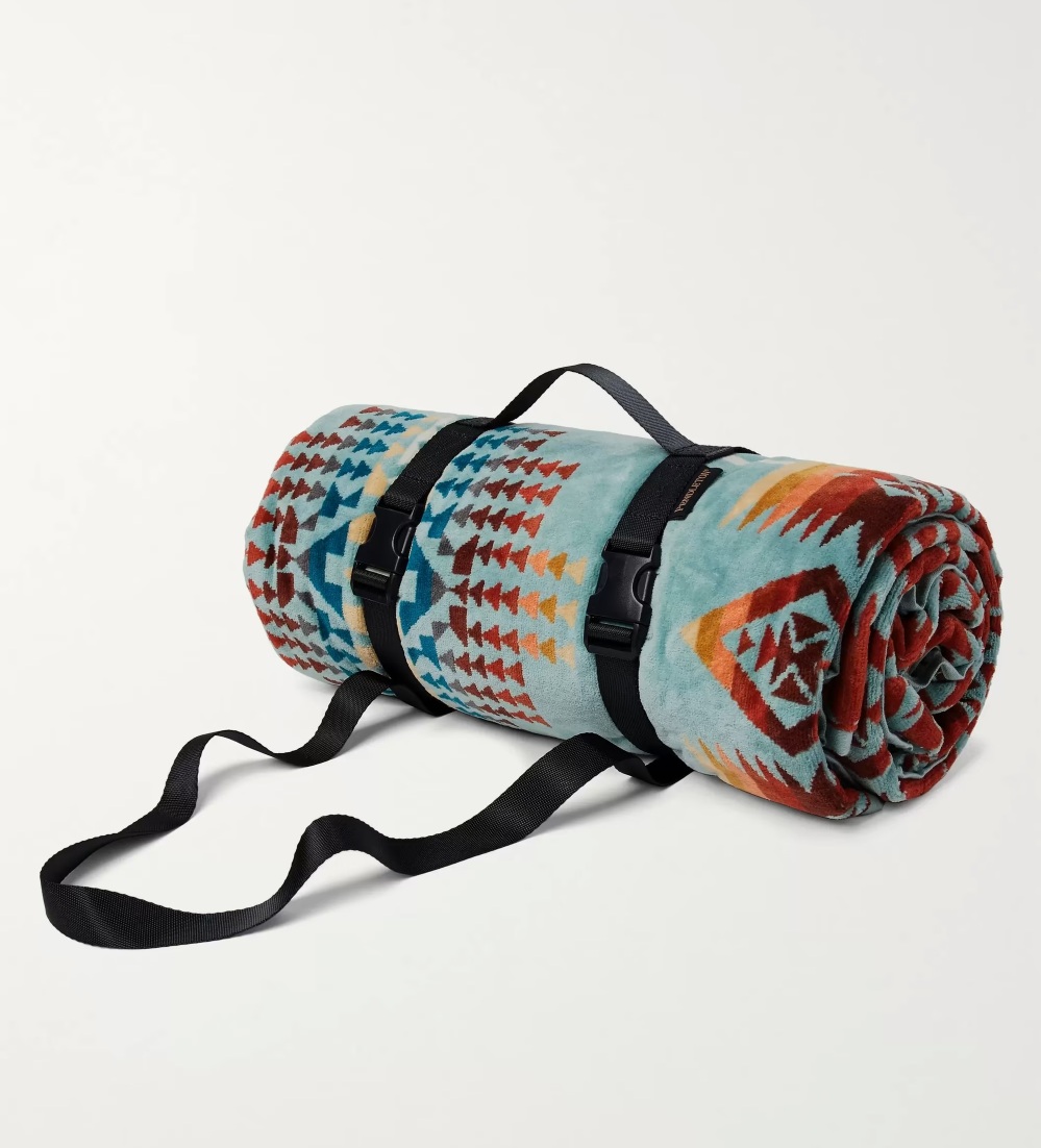 PENDLETON Cotton-Terry Jacquard Towel for Two picnic essentials
