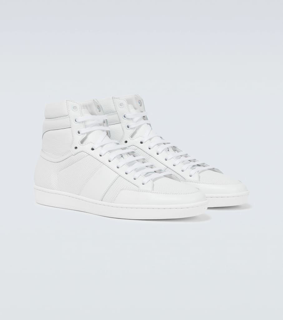 SAINT LAURENT Court Classic SL/10H sneakers - white leather shoes