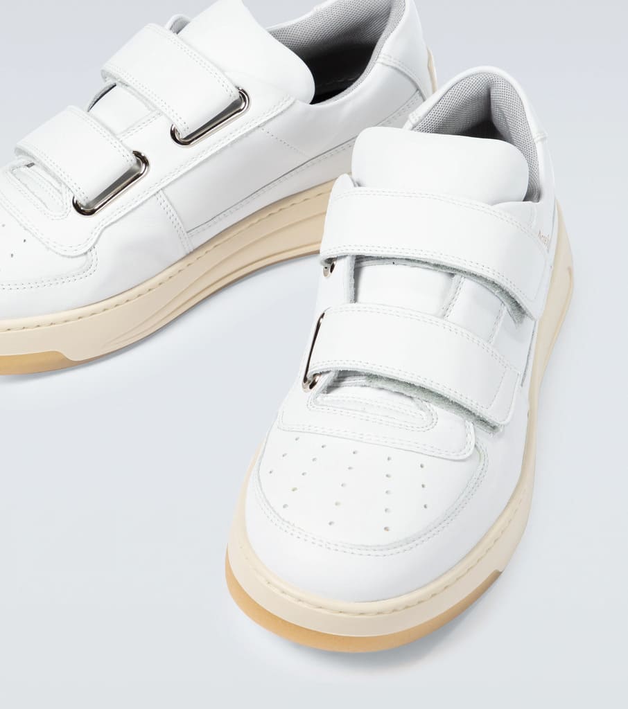 Acne Studios Low-top VELCRO® sneakers - athletic white sneakers