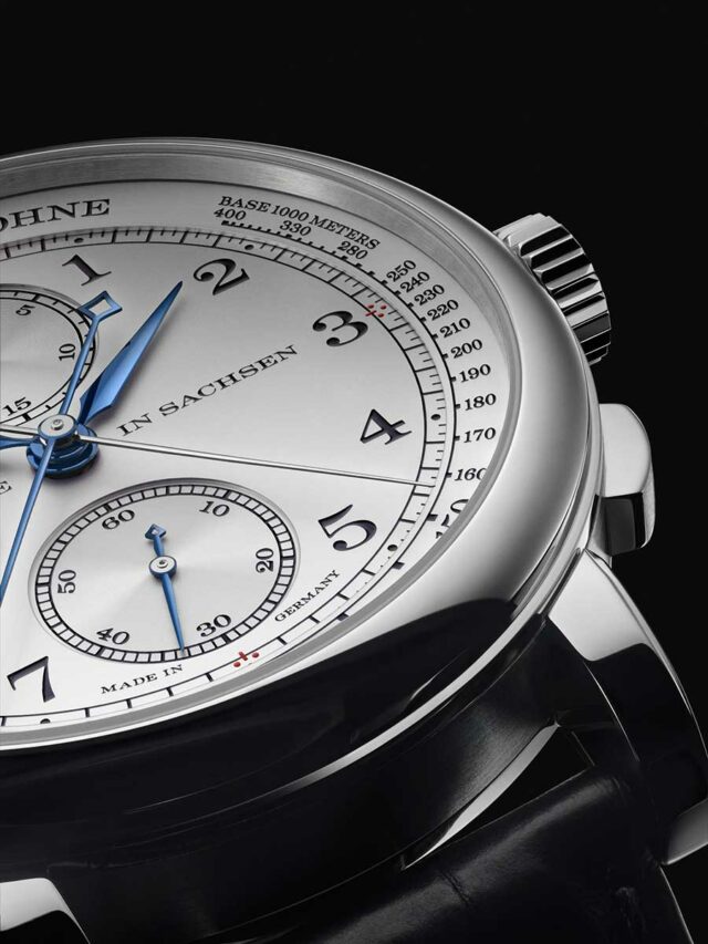 The Lange & Söhne 1815 Rattrapante Platinum – purity from the past