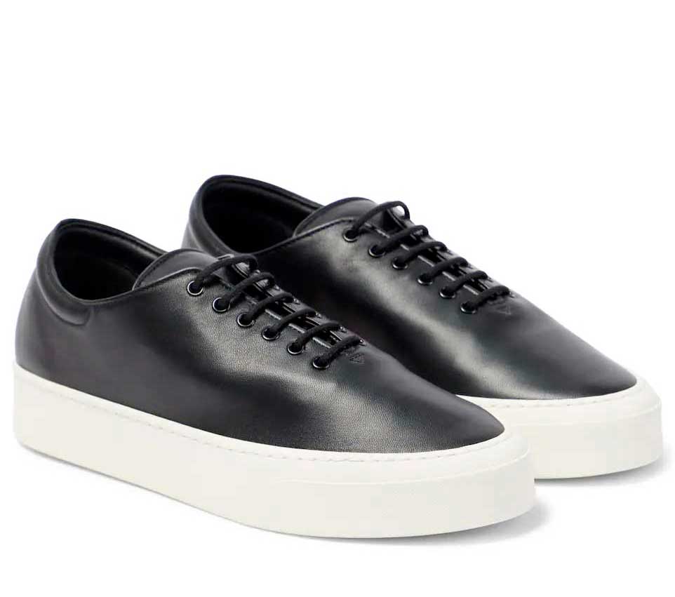 The Row Marie H leather sneakers