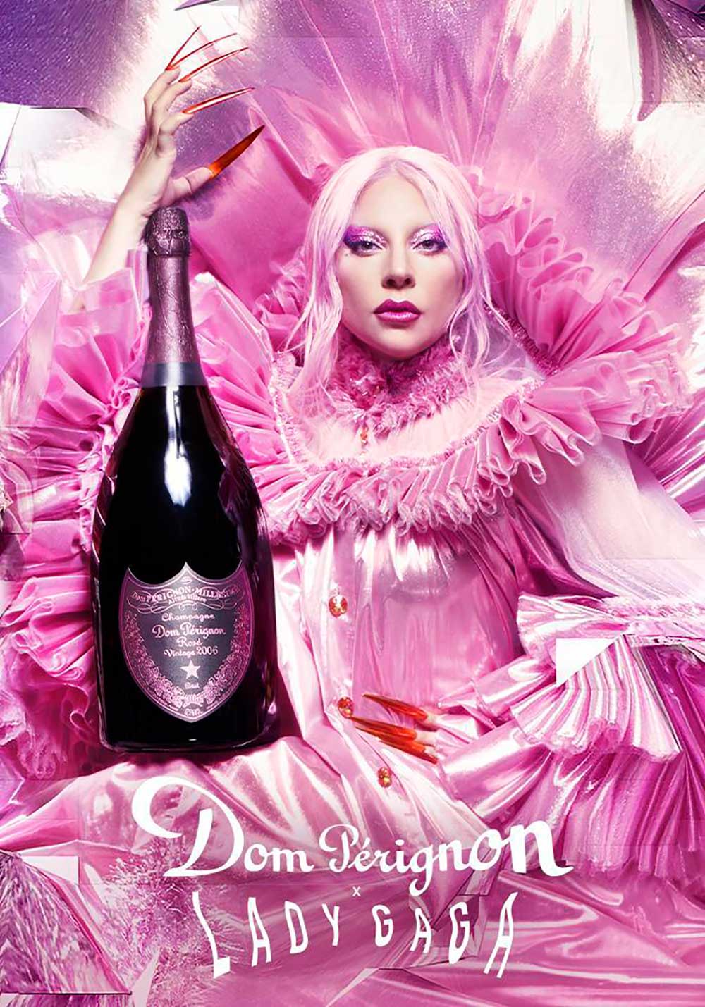 The collaboration between Dom Pérignon and Lady Gaga