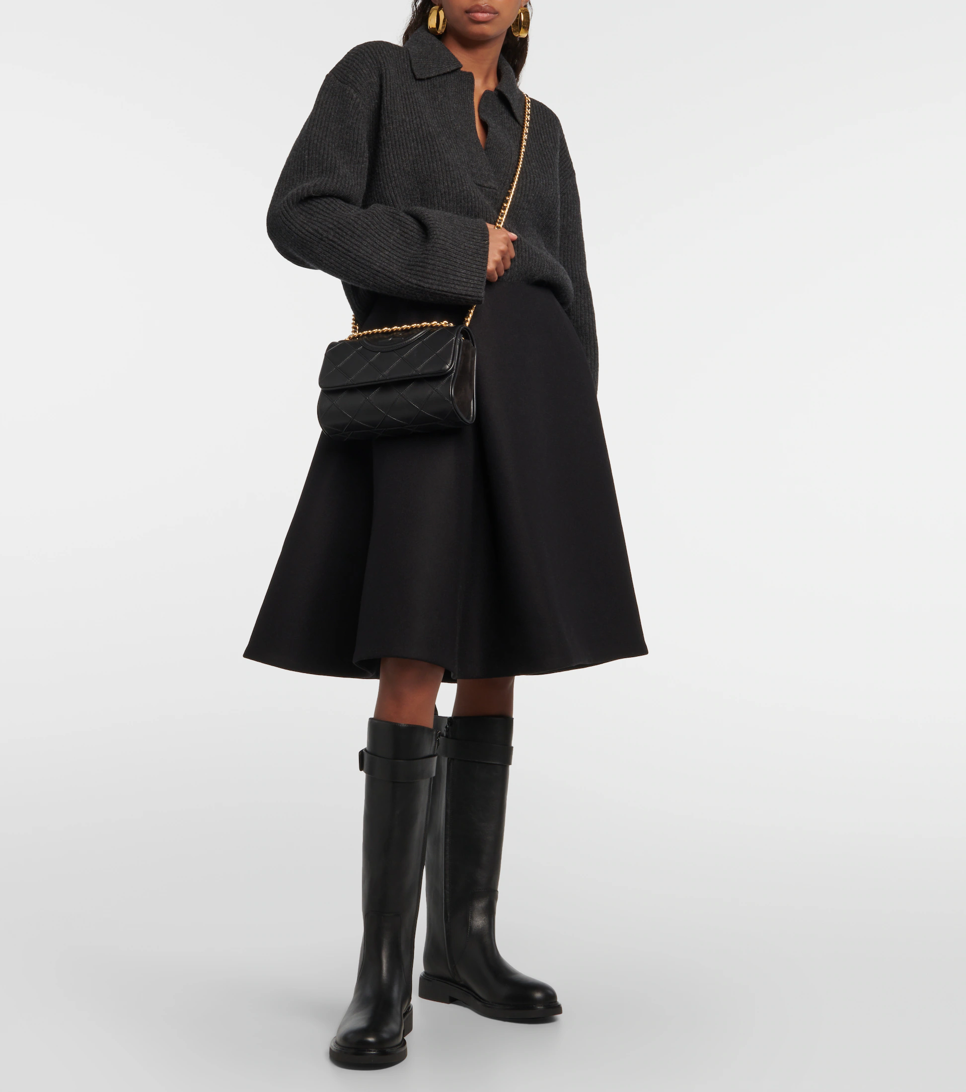 black designer boots for women