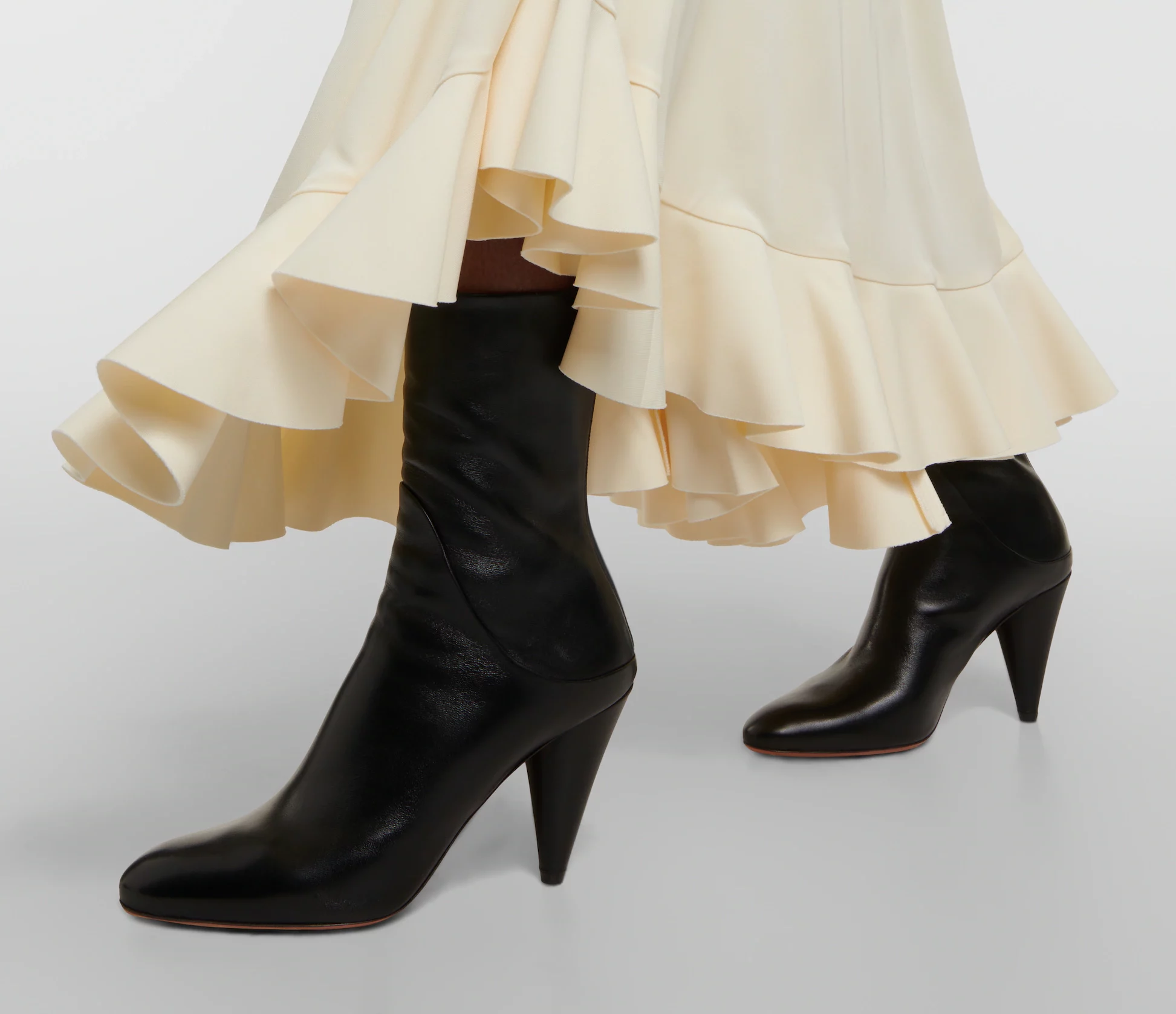 designer black boots for women