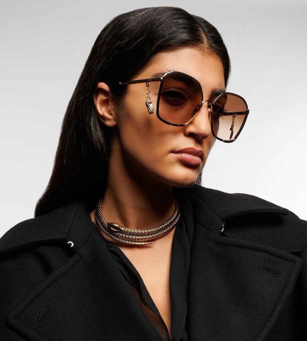Chloé Symbols square sunglasses