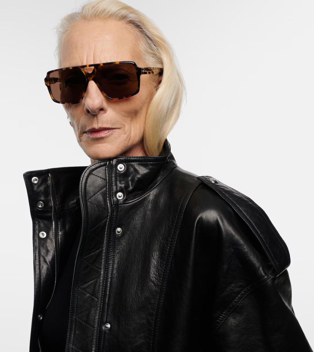 Khaite x Oliver Peoples square sunglasses