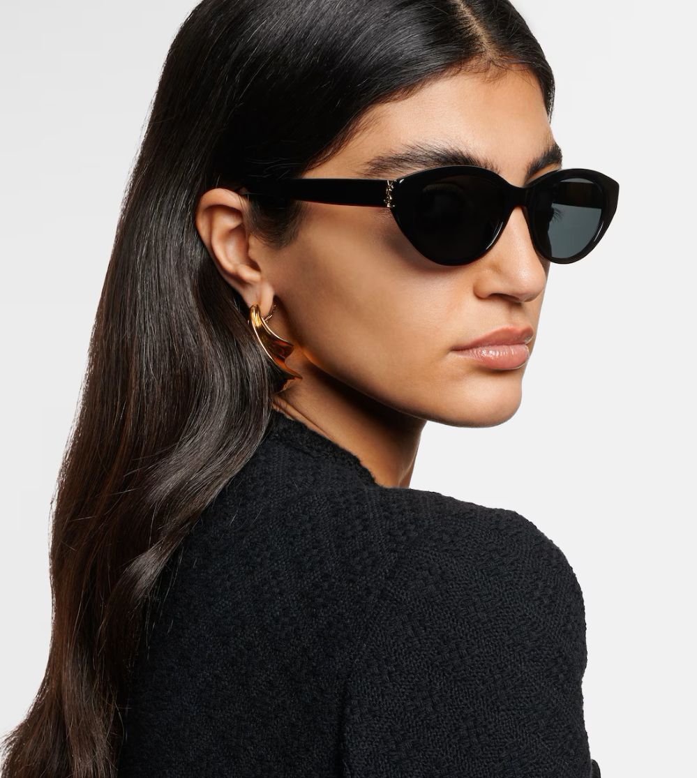 Saint Laurent SL M148 cat-eye sunglasses black