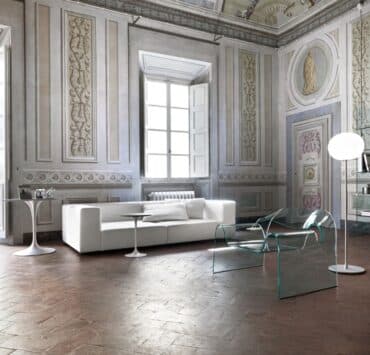 Ghost armchair, by Cini Boeri for Fiam