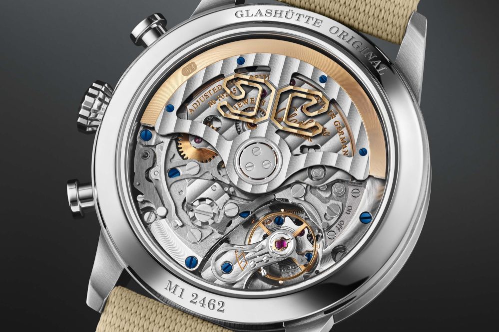 Il calibro dei nuovi Senator Chronograph di Glashütte Original
